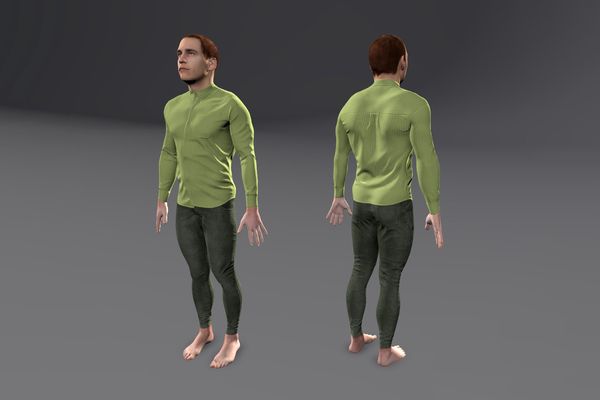 Meshcapade Male Casual Texture Pack VI number 12