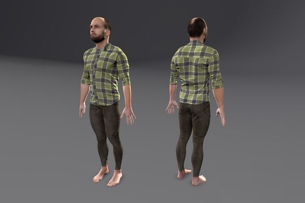 Meshcapade Male Casual Texture Pack VI number 14