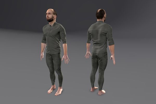 Meshcapade Male Casual Texture Pack VI number 15