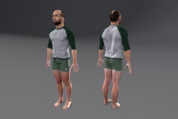 Meshcapade Male Sports Texture Pack III number 11