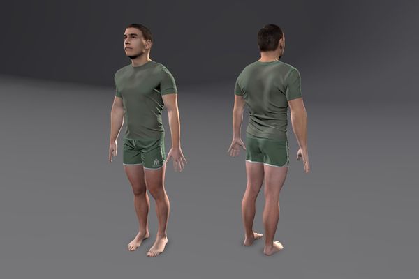Meshcapade Male Sports Texture Pack III number 13