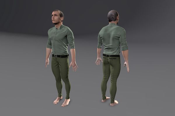 Meshcapade Male Smart Casual Texture Pack I number 22