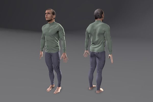 Meshcapade Male Casual Texture Pack VI number 19