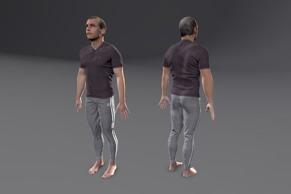 Meshcapade Male Sports Texture Pack III number 15