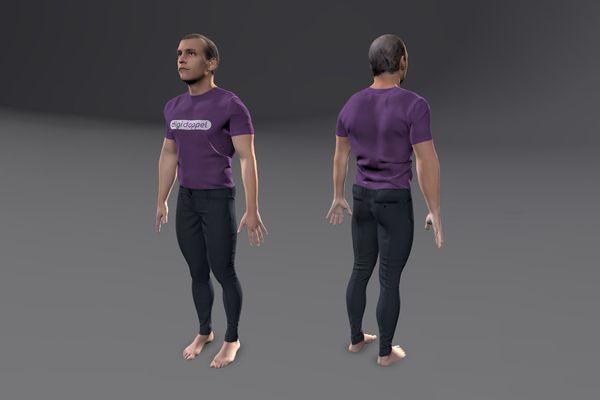 Meshcapade Male Casual Texture Pack VI number 22