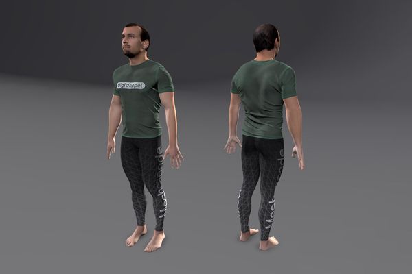 Meshcapade Male Sports Texture Pack III number 17