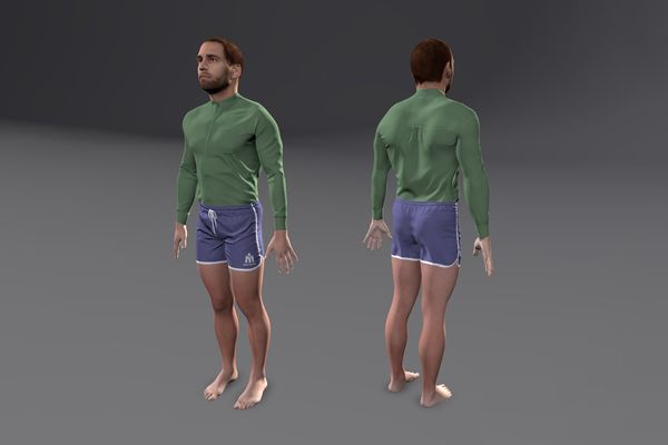 Meshcapade Male Unconventional Mix Texture Pack IV number 19