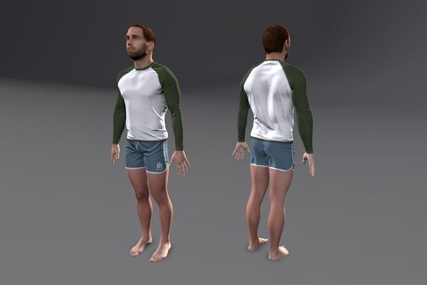 Meshcapade Male Sports Texture Pack III number 20