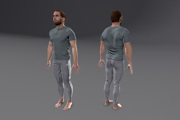 Meshcapade Male Sports Texture Pack III number 23