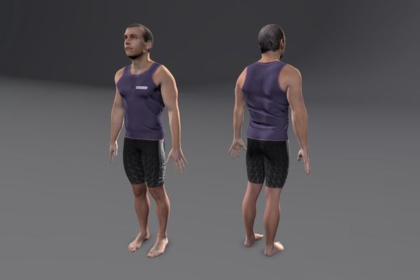 Meshcapade Male Sports Texture Pack III number 24