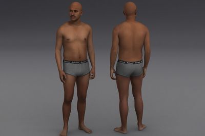 Male Hispanic with Underwear