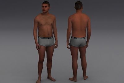 Male Indian with Underwear