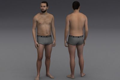Male Middle Eastern with Underwear