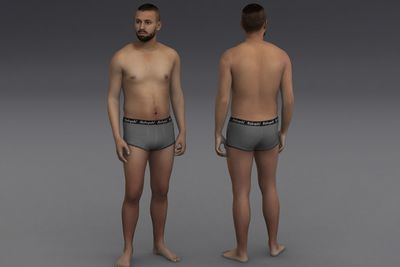Male Middle Eastern with Underwear